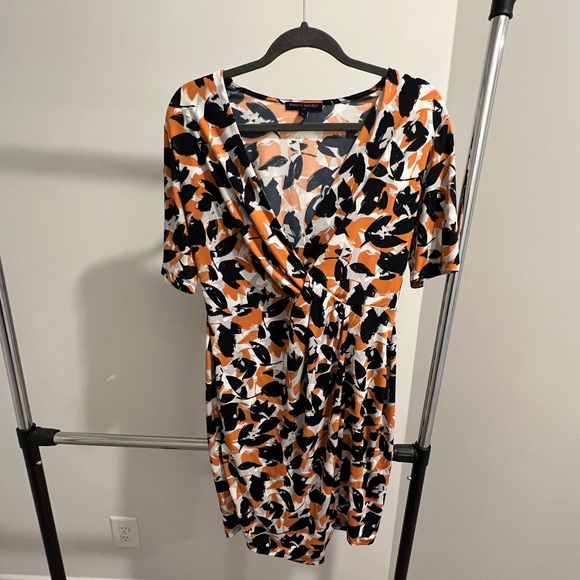 Orange and navy banana republic dress - Picture 1 of 6
